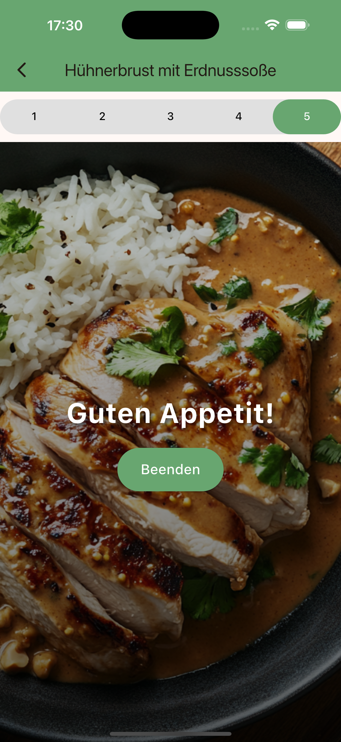 Screenshot 4 – Einkaufsliste